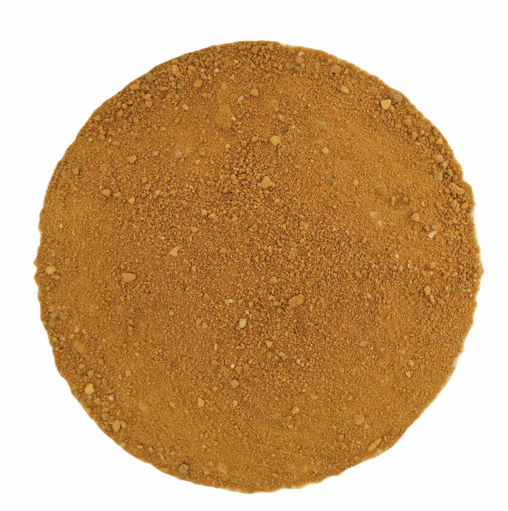 Lot de 4 sacs de 25 KG de sable de décoration ocre 0/2