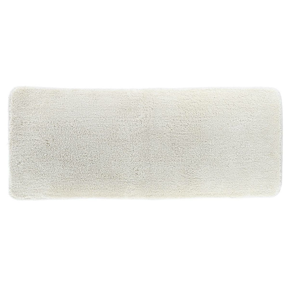Tapis microfibre double vasque 50x120cm - naturel