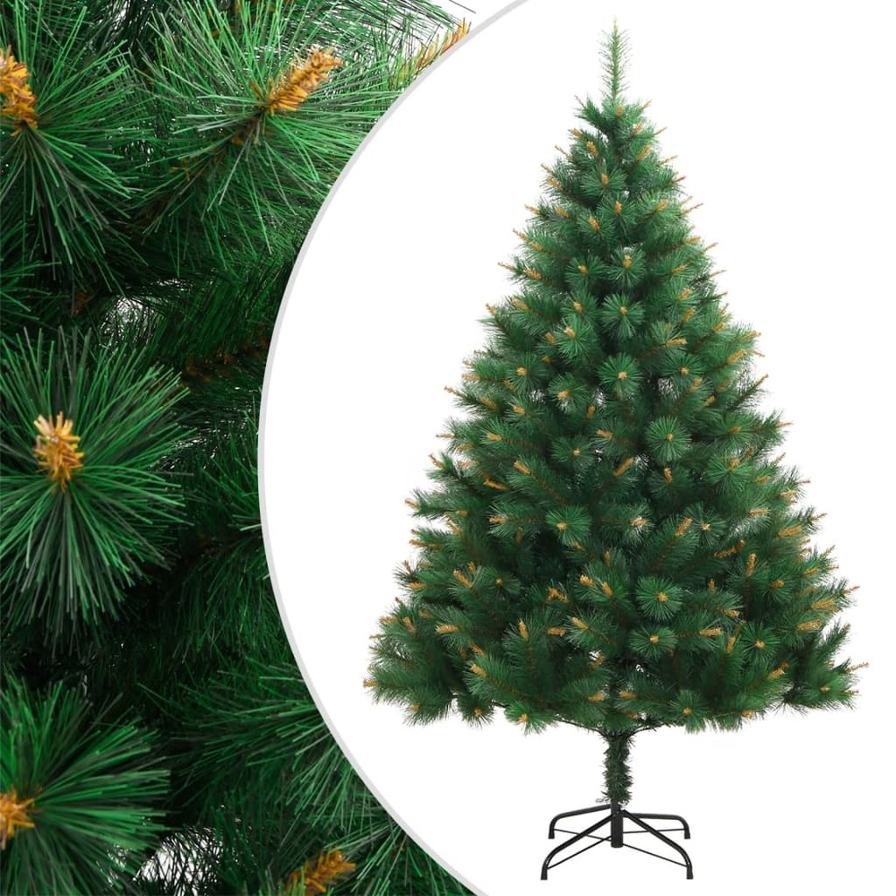 Sapin de noël artificiel à charnières avec support 120 cm