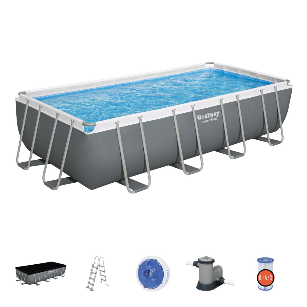 Kit piscine hors sol 5,49 x 2,74 x 1,22 m - 56465
