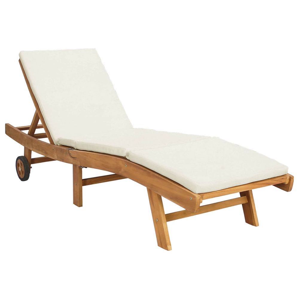 Transat polyester marron et crème