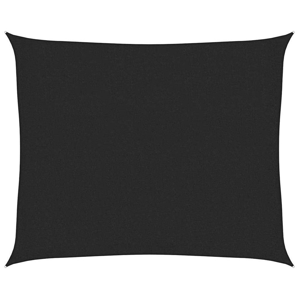 Voile d'ombrage 160 g/m² noir 2,5x3 m pehd