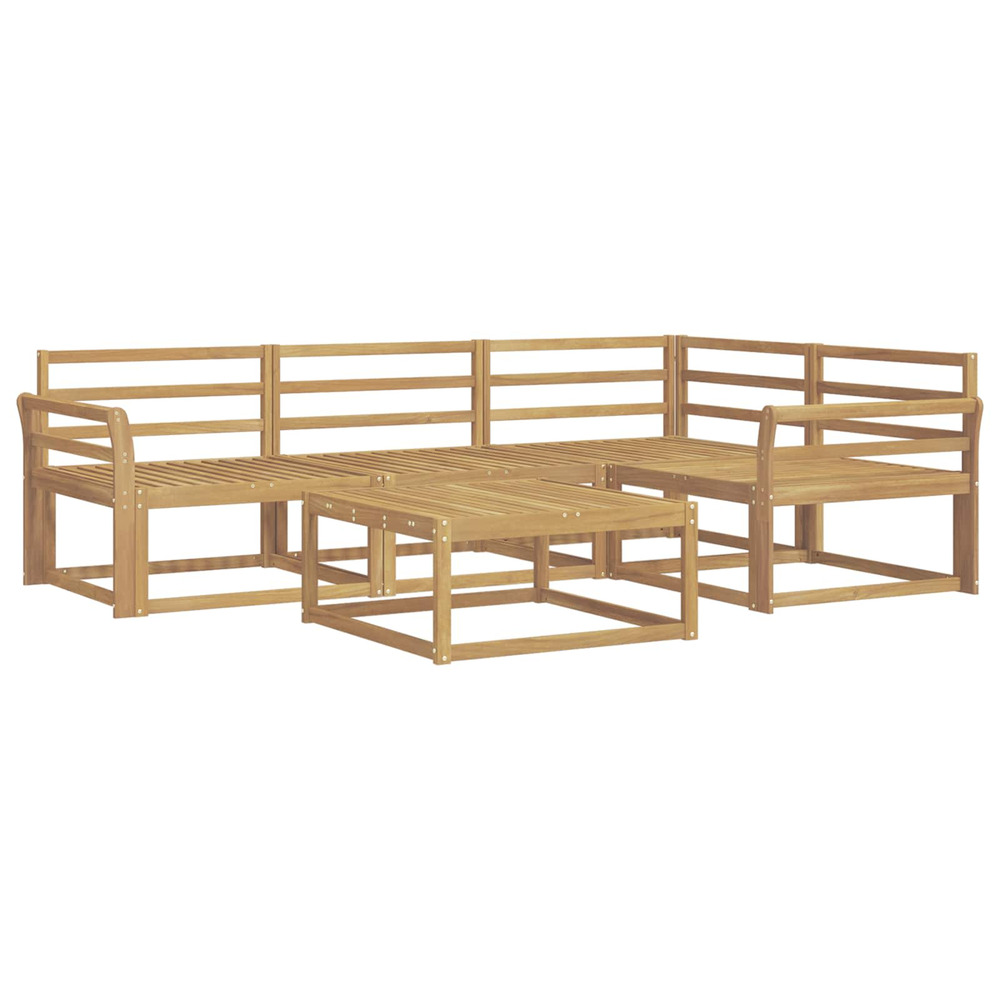 Ensemble de canapés d'extérieur 5 pcs blanc 79 x 79 x 37 cm