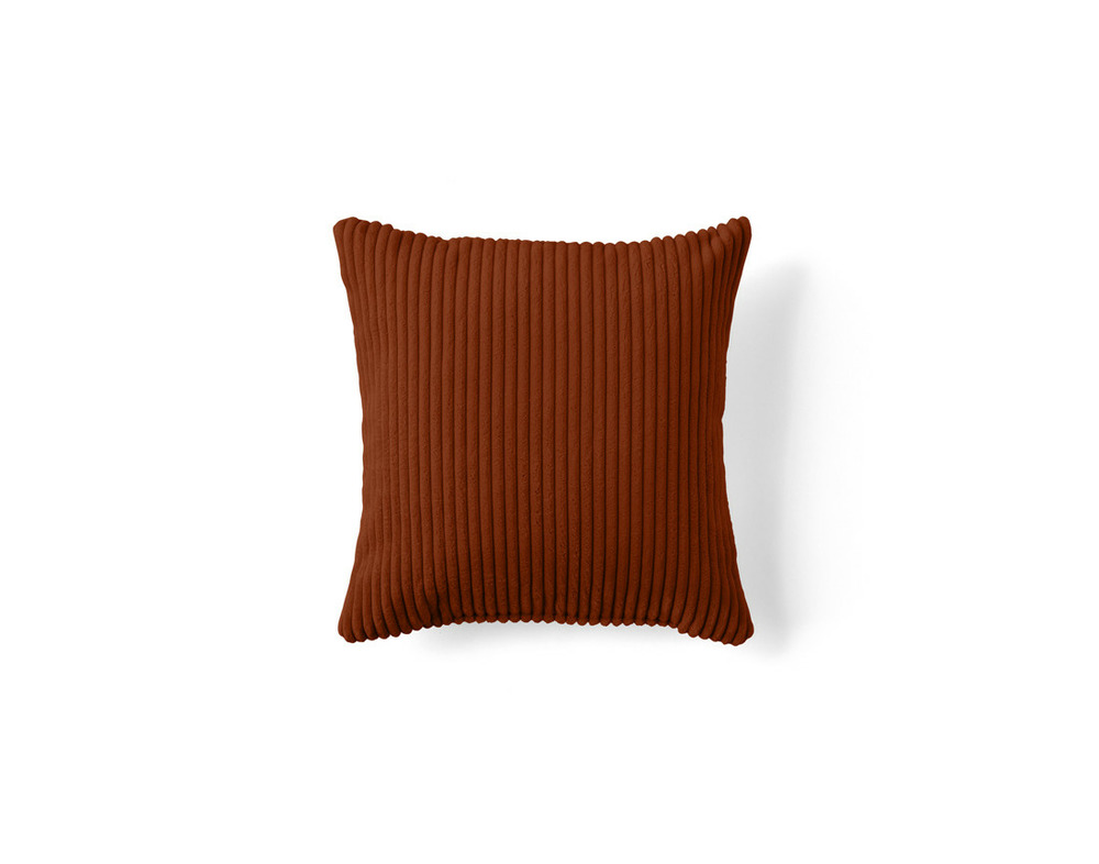 Rune - coussin - en velours côtelé - 37x37 cm