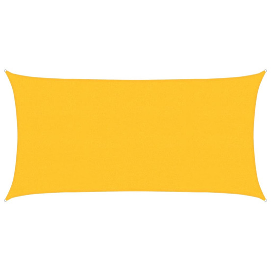 Voile d'ombrage 160 g/m² jaune 2,5x4,5 m pehd