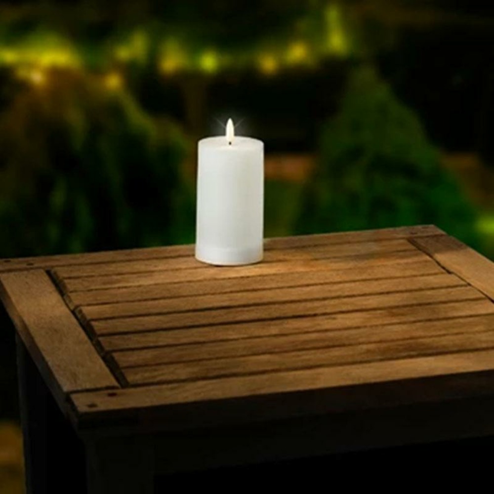 Bougie solaire lumineuse 12 cm