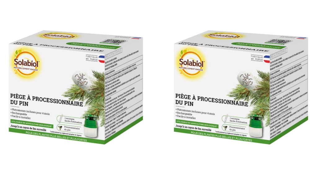 Solabiol sopiprox2 - lot de 2 pièges à processionnaire du pin - utilisable en agriculture biologique