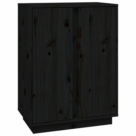 Buffet bahut commode armoire meuble de rangement organisateur cuisine salle de séjour salon 60 x 35 x 80 cm bois massif de pi