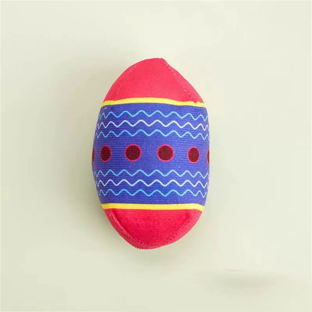 Dtopbuyage jouet en peluche pour chien en forme d'œuf