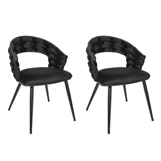 Lot de 2 chaises design