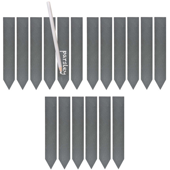 Etiquettes en ardoise (lot de 18)