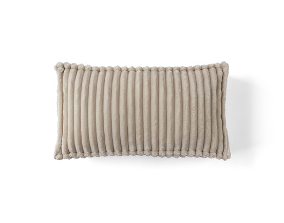 Stella - coussin - en velours côtelé grosses côtes - 32x57 cm