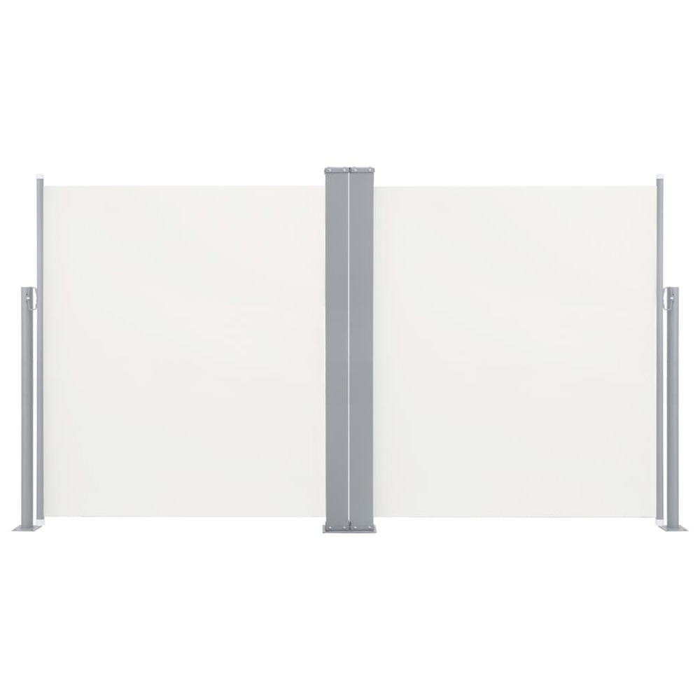 Auvent latéral rétractable 140 x 600 cm crème