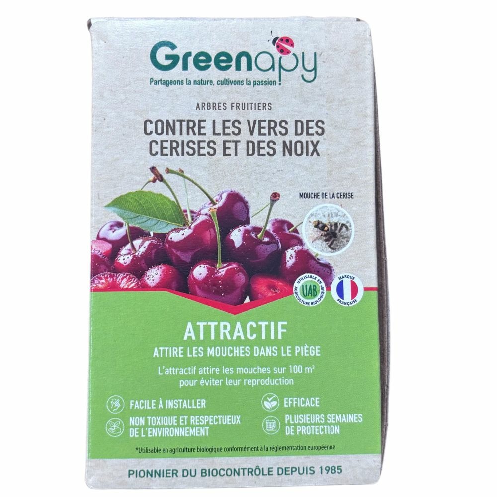 Attractif ammoniacal : mouche de la cerise (2 capsules)