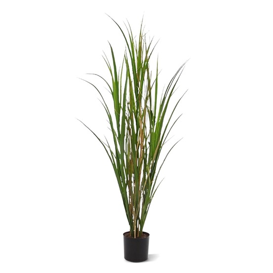 Plante artificielle de roseau deluxe 120cm - vert - résistant aux uv