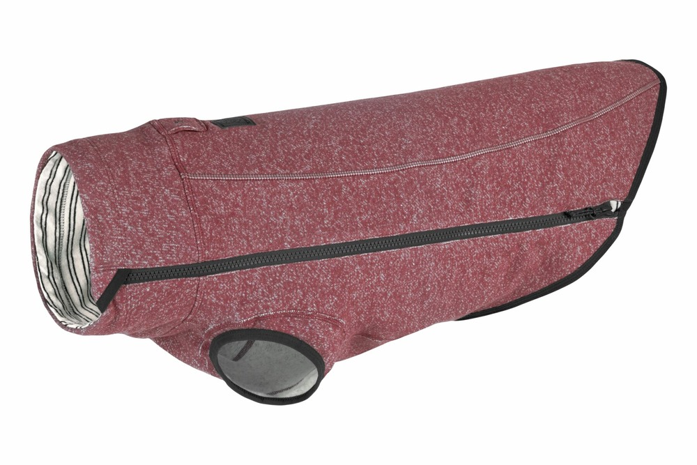 Pull en tricot hemp hound™ en fibres naturelles chaud et durable. Couleur: fired brick (rouge foncé), taille: l