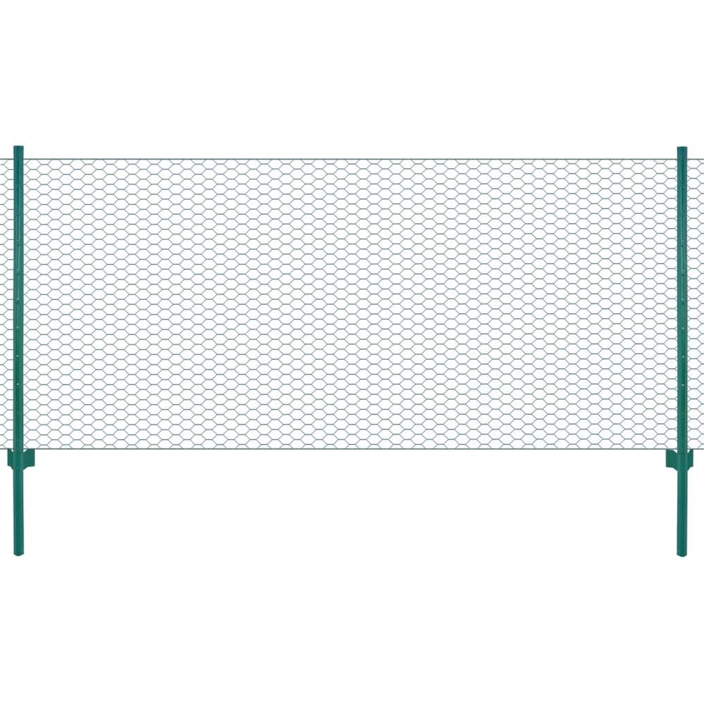 CLOTURE EN GRILLAGE METALLIQ 3-(863202)