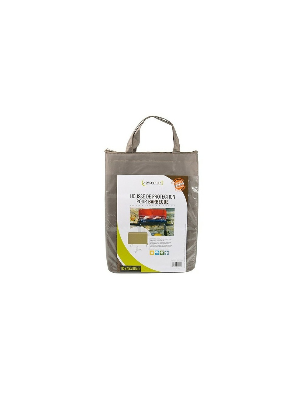 Housse protection barbecue 85x45x80cm ref houspr010