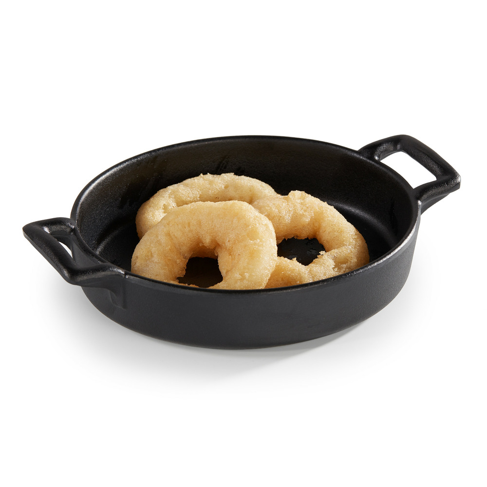 Mini cocotte ovale mélamine noire 18 x 13 cm - pujadas