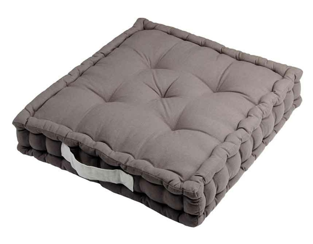 Coussin de sol bicolore