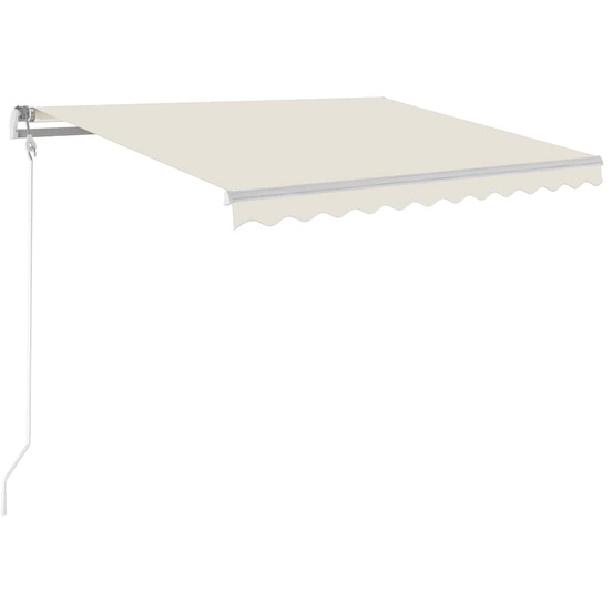 Auvent rétractable automatique 300x250 cm crème