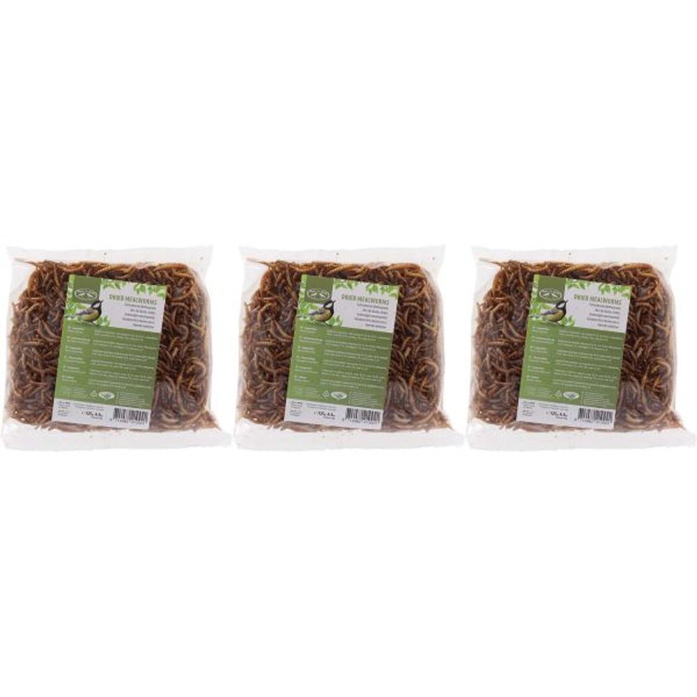 Vers de farine séchés 125 gr (lot de 3)