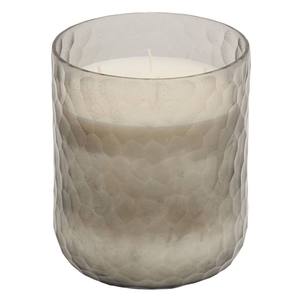 Bougie parfumée nyer parfum boisé ronde 3,3 kg noir