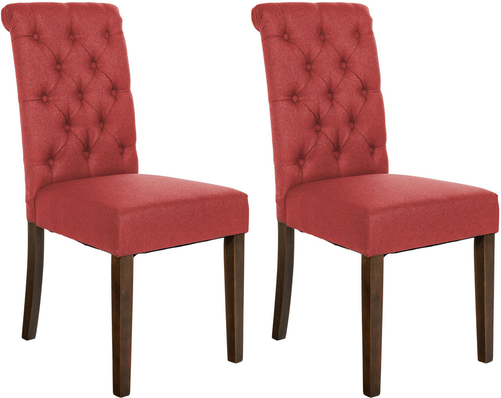 Lot de 2 chaises de salle à manger tissu lisburn