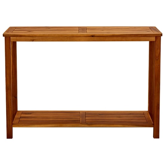 Table console de jardin 110x40x75 cm bois d'acacia solide