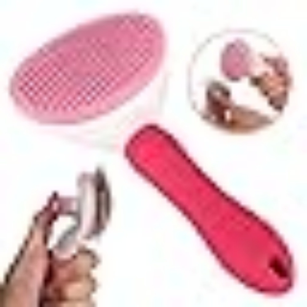 Brosse pour chat et chien rose