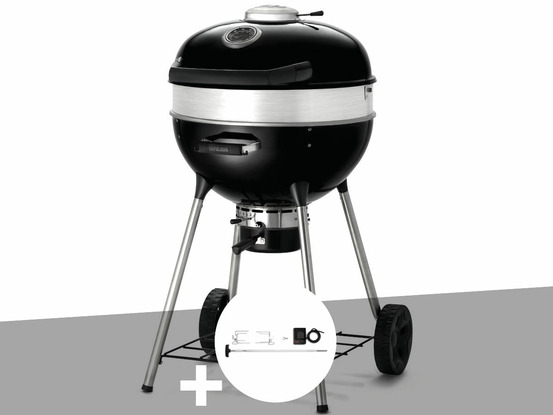 Barbecue à charbon charcoal kettle pro 57 cm + rôtissoire
