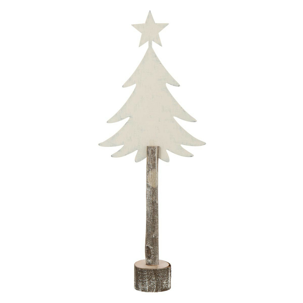 Sapin de noël sur tronc 