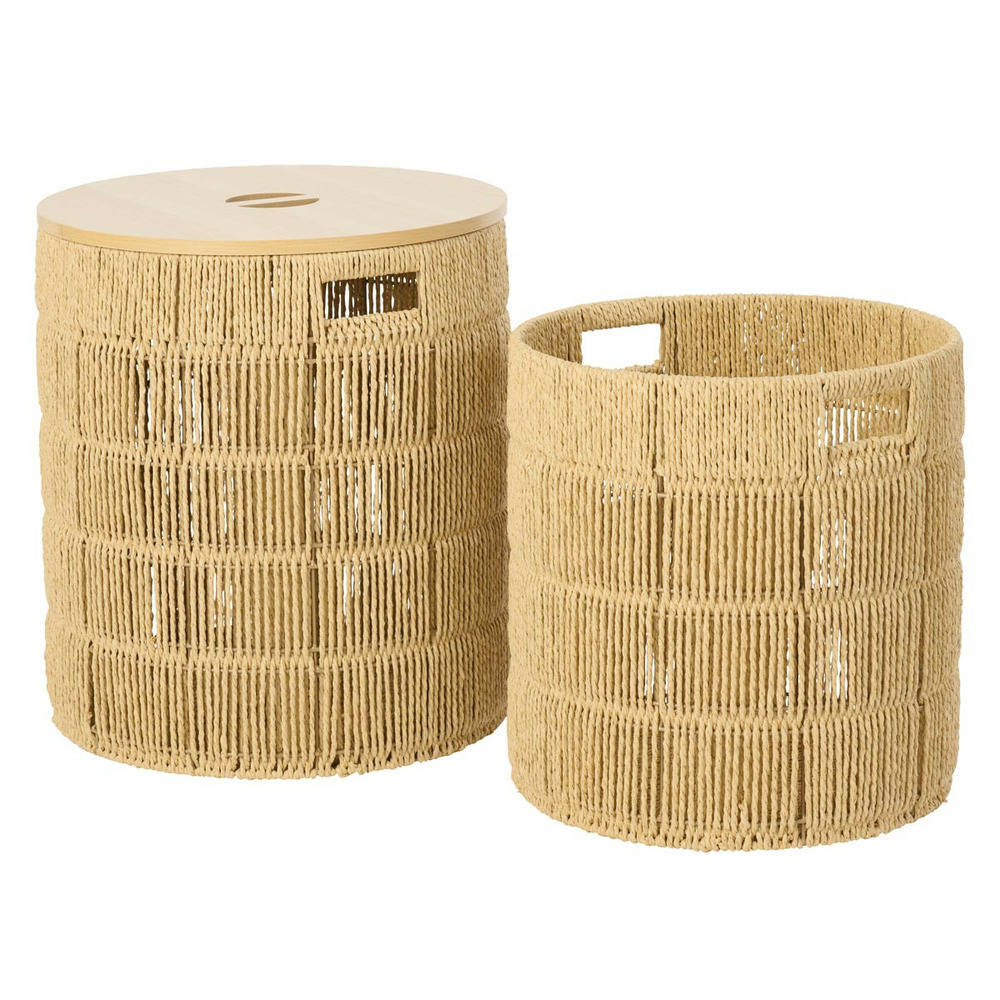 Lot de 2 paniers de rangement 