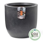 Pot à fleurs waste smooth 43x41 cm gris
