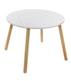Table pour enfant en bois motif étoiles d 60 cm