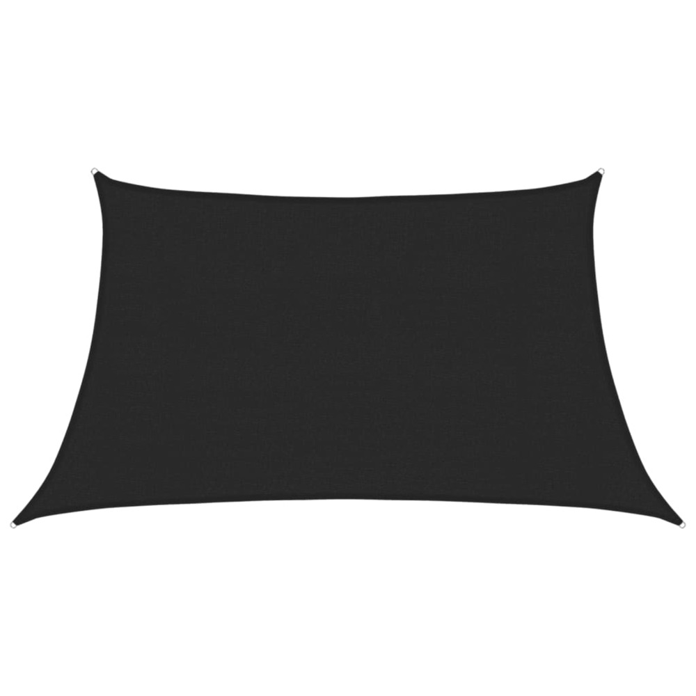 Voile d'ombrage 160 g/m² noir 3/4x2 m pehd