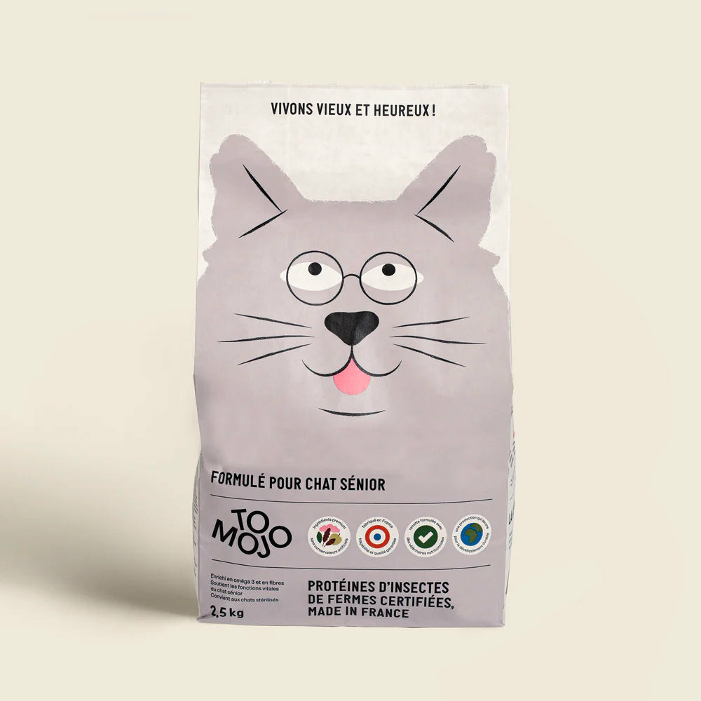 Tomojo - croquettes aux insectes pour chat senior 2.5kg