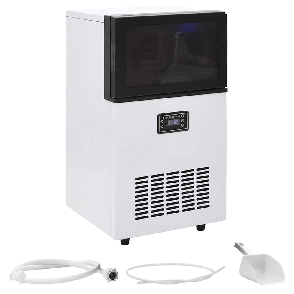 Appareil à glaçons noir 45 kg / 24 h