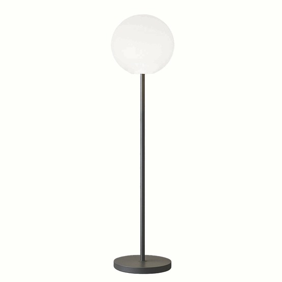 Lampadaire extérieur sans fil luny blanc polyéthylène h150cm