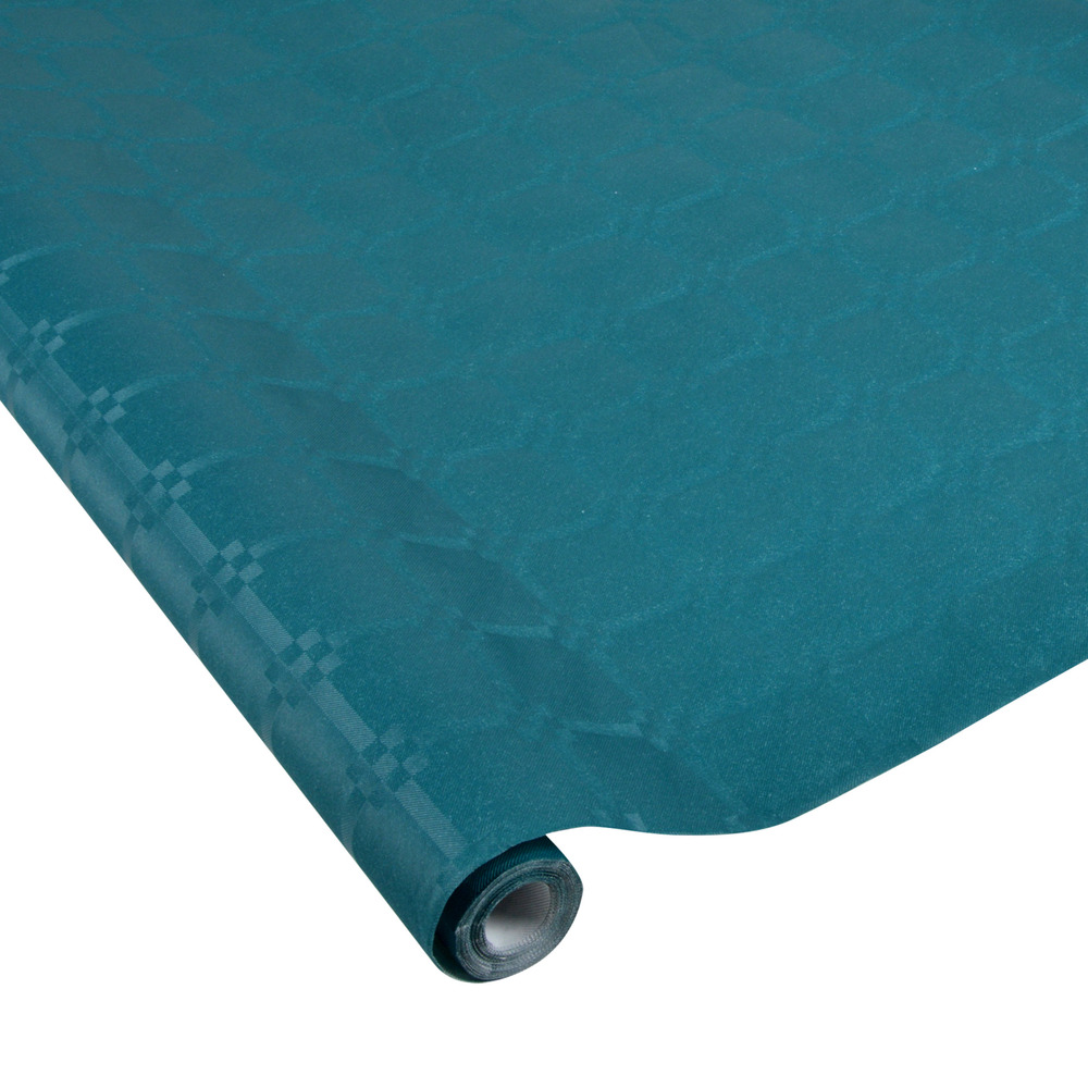 Nappe en papier damasse 1.18 x 5 m vitamina emeraude