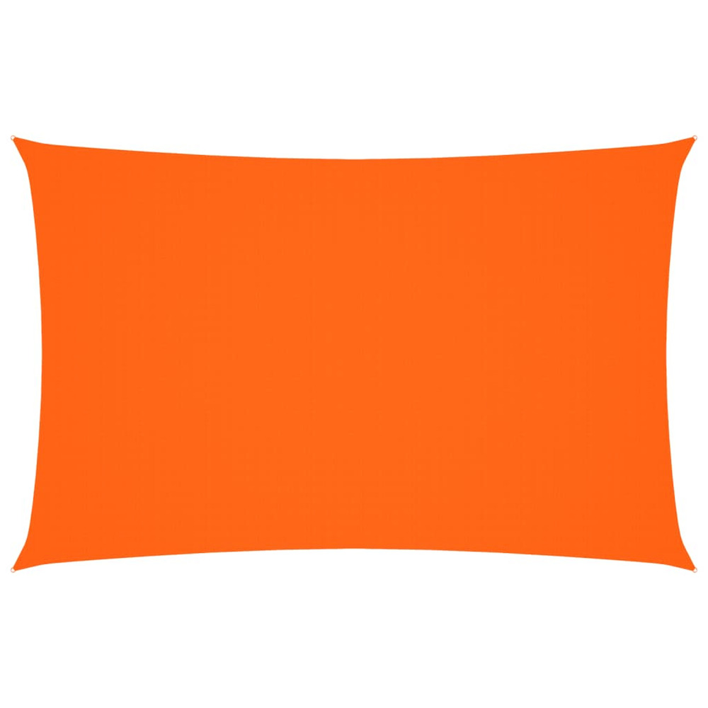 Voile de parasol tissu oxford rectangulaire 2,5x5 m orange