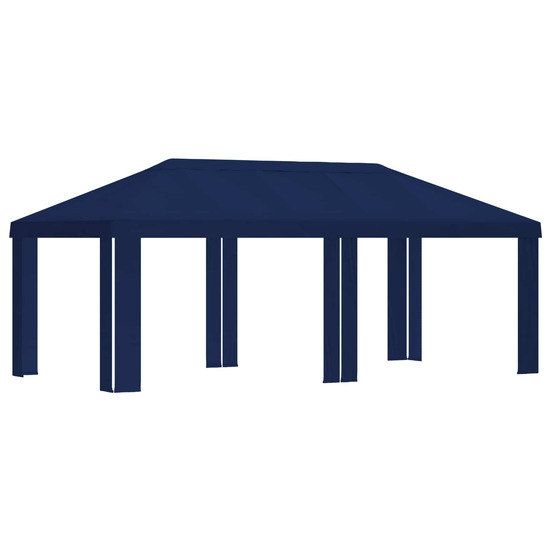 Housse de gazebo 6 x 3 m bleu polyester 190