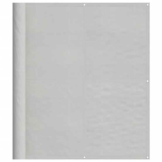 Écran de balcon gris clair 120x600 cm 100% polyester oxford
