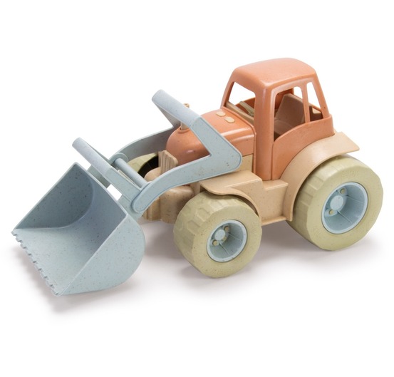 Tracteur pelleteuse en bioplastique