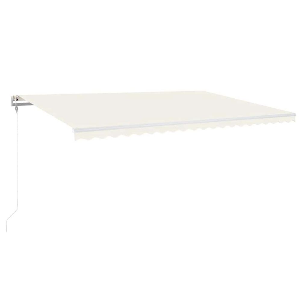 Auvent rétractable automatique 500x300 cm crème