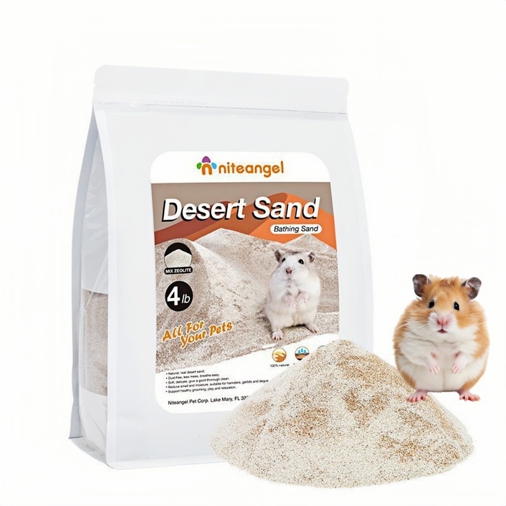 Sable de bain sans poussière pour hamsters