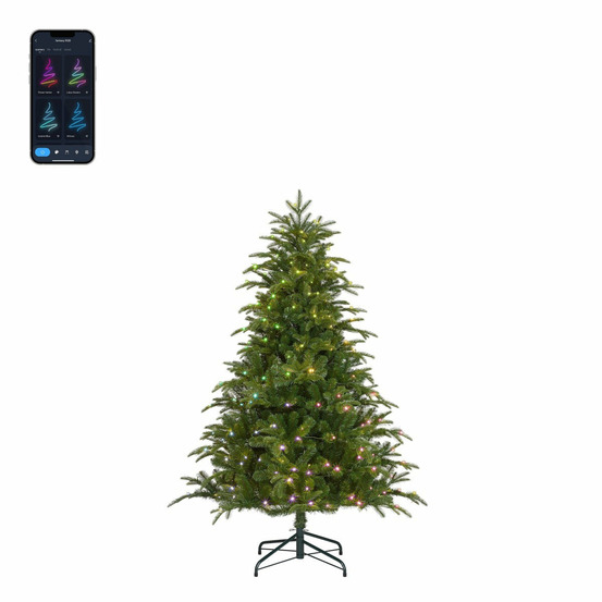 Black box lumières de noël trees - 107x107x155 cm - pvc - vert