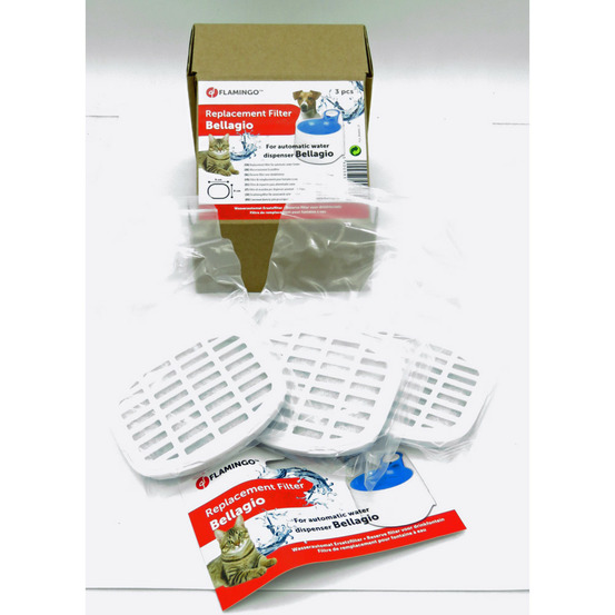 3 filtres de remplacement pour fontaine bellagio 2 litres