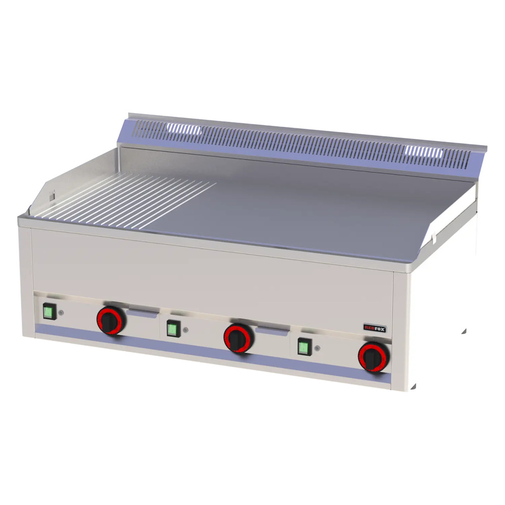 Plaque de cuisson 97x48 électrique combinée sans soubassement 400 v fthr 90 el - redfox