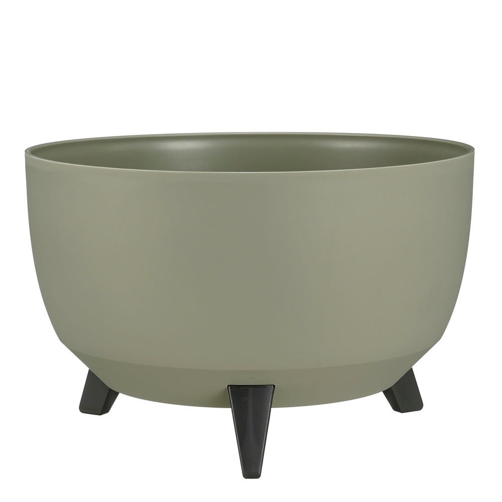 Mica decorations doppio support plante - 20,5 x ø40 cm - jardiniere exterieur grande taille - jardiniere sur pieds - plastique